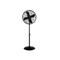 Metal Pedestal Fan 16 Inch Oscillating Adjustable Height 3 Speed